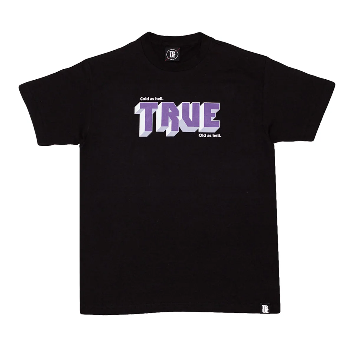 Men's True Old As Hell T-Shirt Black soft core
