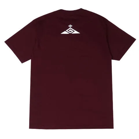 Mens True Patriot T-Shirt Burgundy neutral vibe