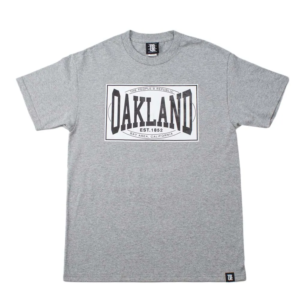 Men's True People's Republic T-Shirt Heather Grey loose vibe