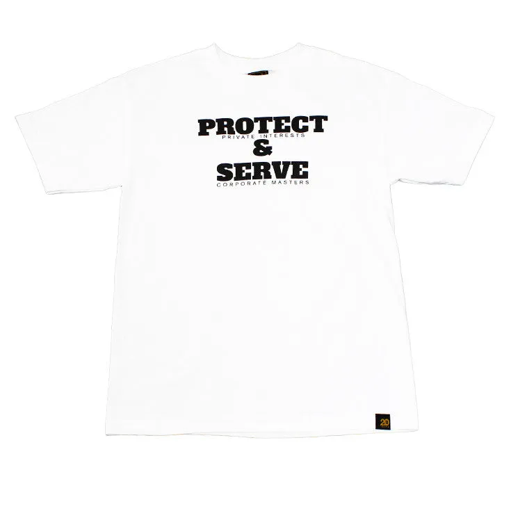 Mens True Protect & Serve T-Shirt White clean comfort