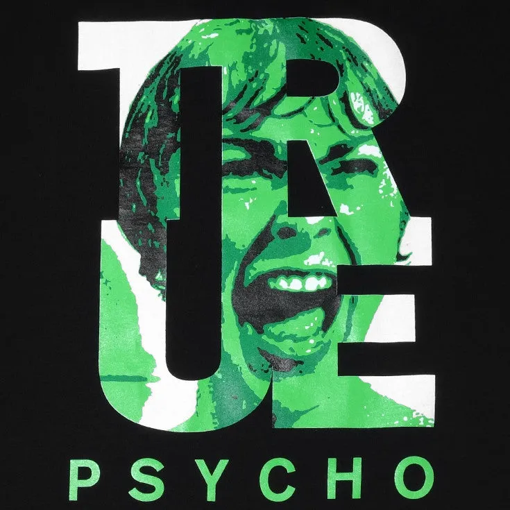 Mens True Psycho T-Shirt Black cloud touch