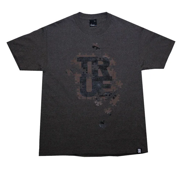 Mens True Puzzle T-Shirt Brown freedom wear