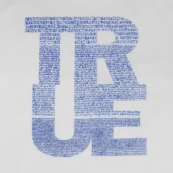 Mens True Rosetta T-Shirt White relaxed soul