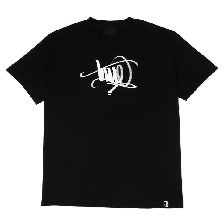 Mens True Sharpie T-Shirt Black subtle edge