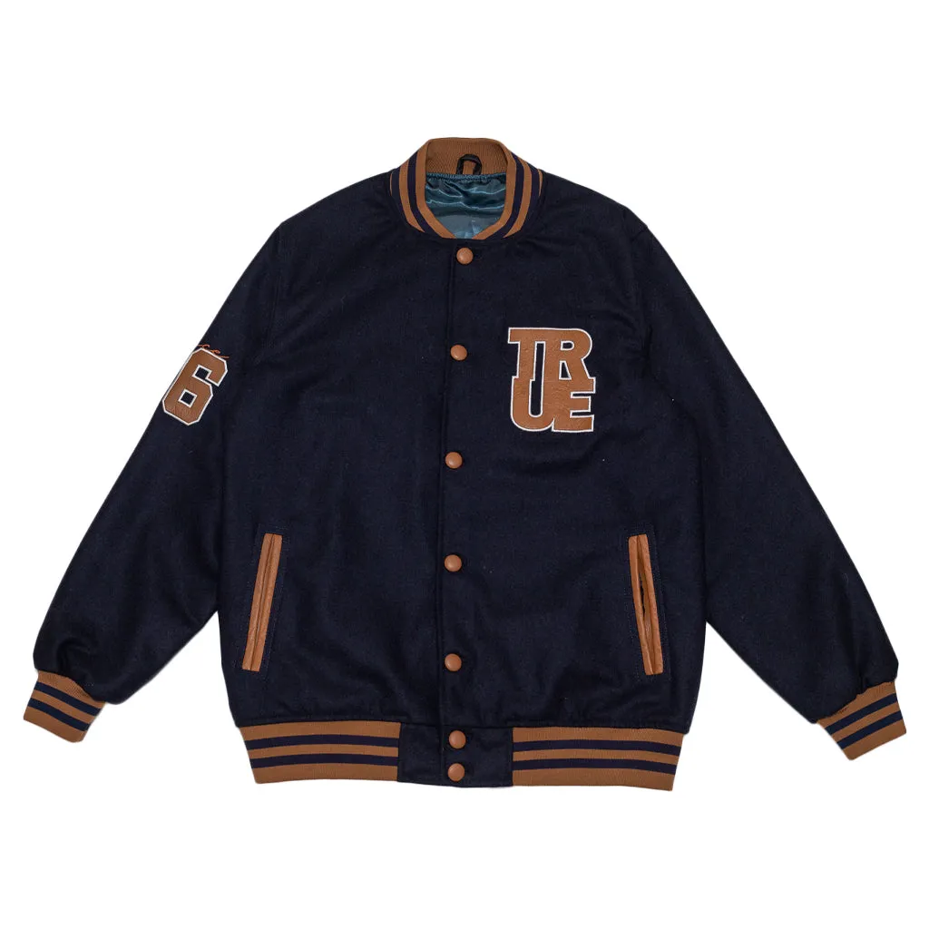 Men's True Since 96 Varsity Jacket Navy calm power