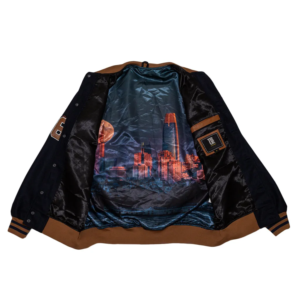 Men's True Since 96 Varsity Jacket Navy active flair