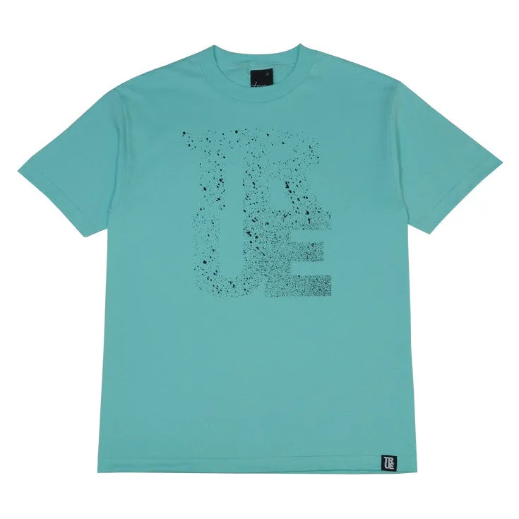 Mens True Splatter T-Shirt Mint/Black city vibe