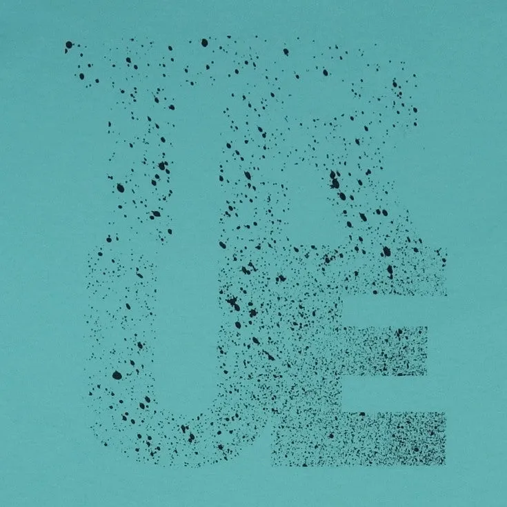 Mens True Splatter T-Shirt Mint/Black be comfy