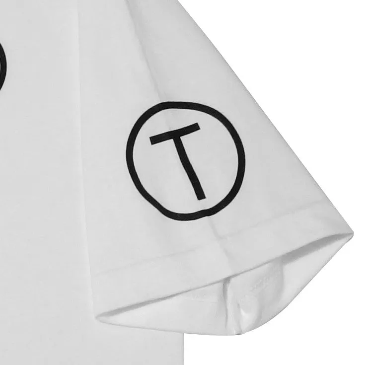Mens True This Side Up T-Shirt White carefree mood