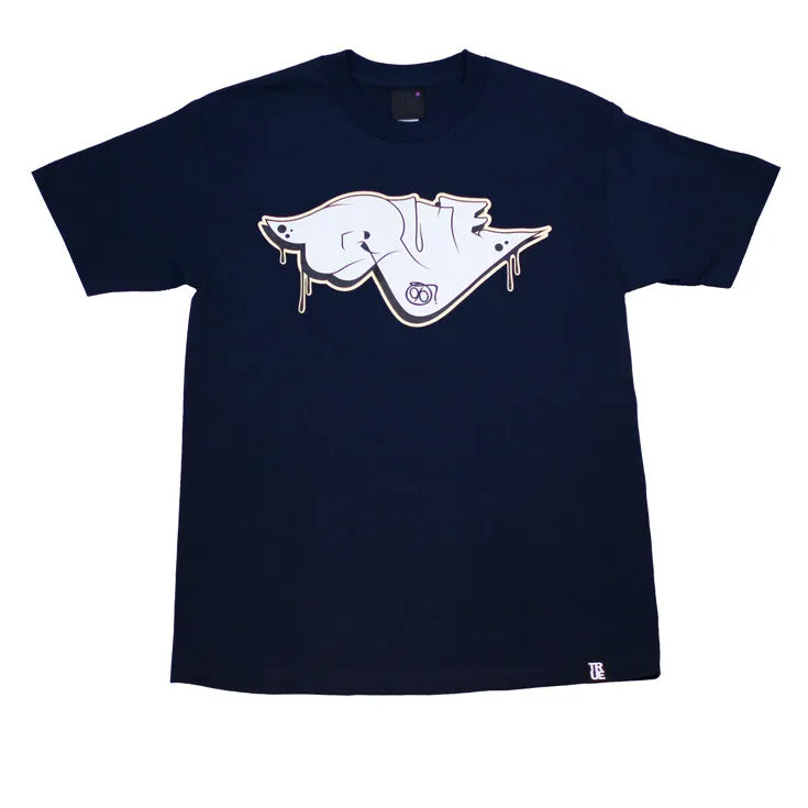 Men's True Throwie T-Shirt Navy offday style