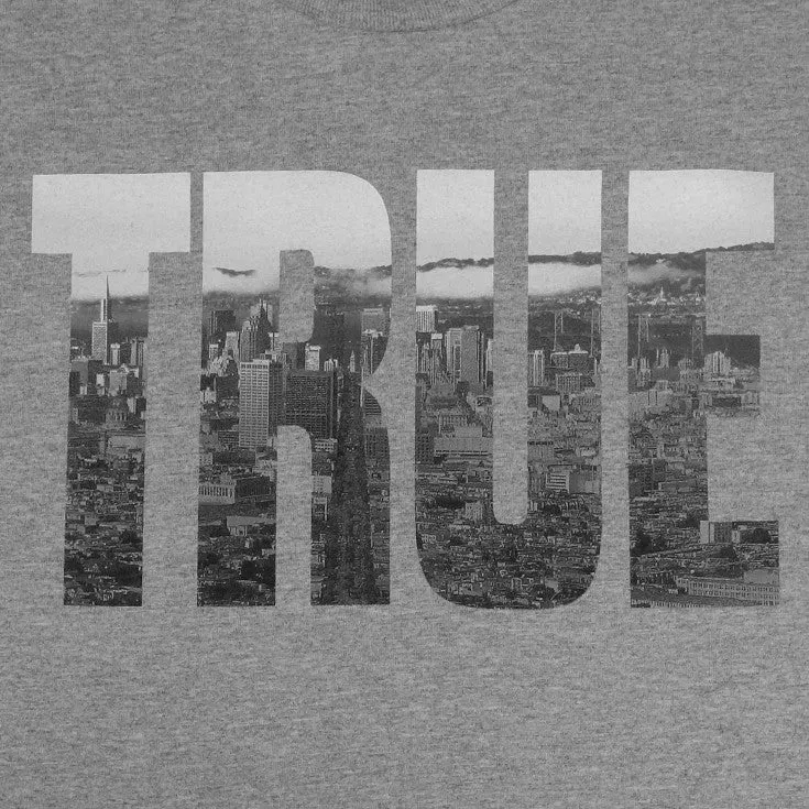 Mens True TRSF T-Shirt Heather Grey sleek piece