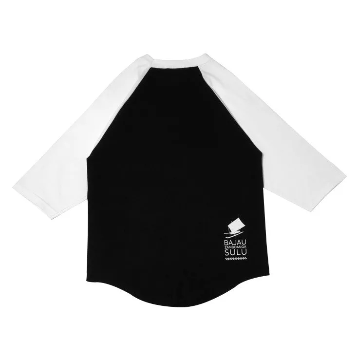Mens True Vinta Raglan T-Shirt Black modern look