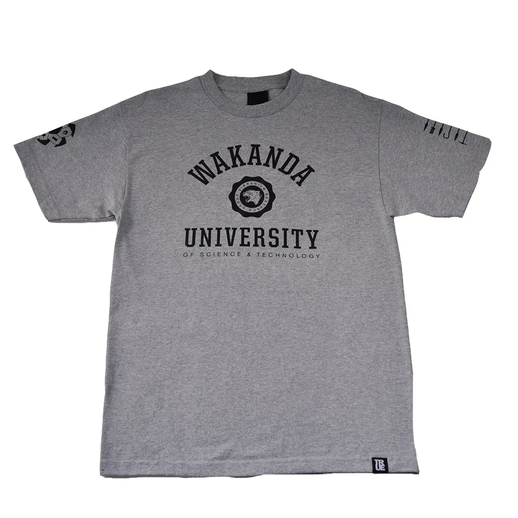 Mens True Wakanda U T-Shirt Heather Grey chill gear
