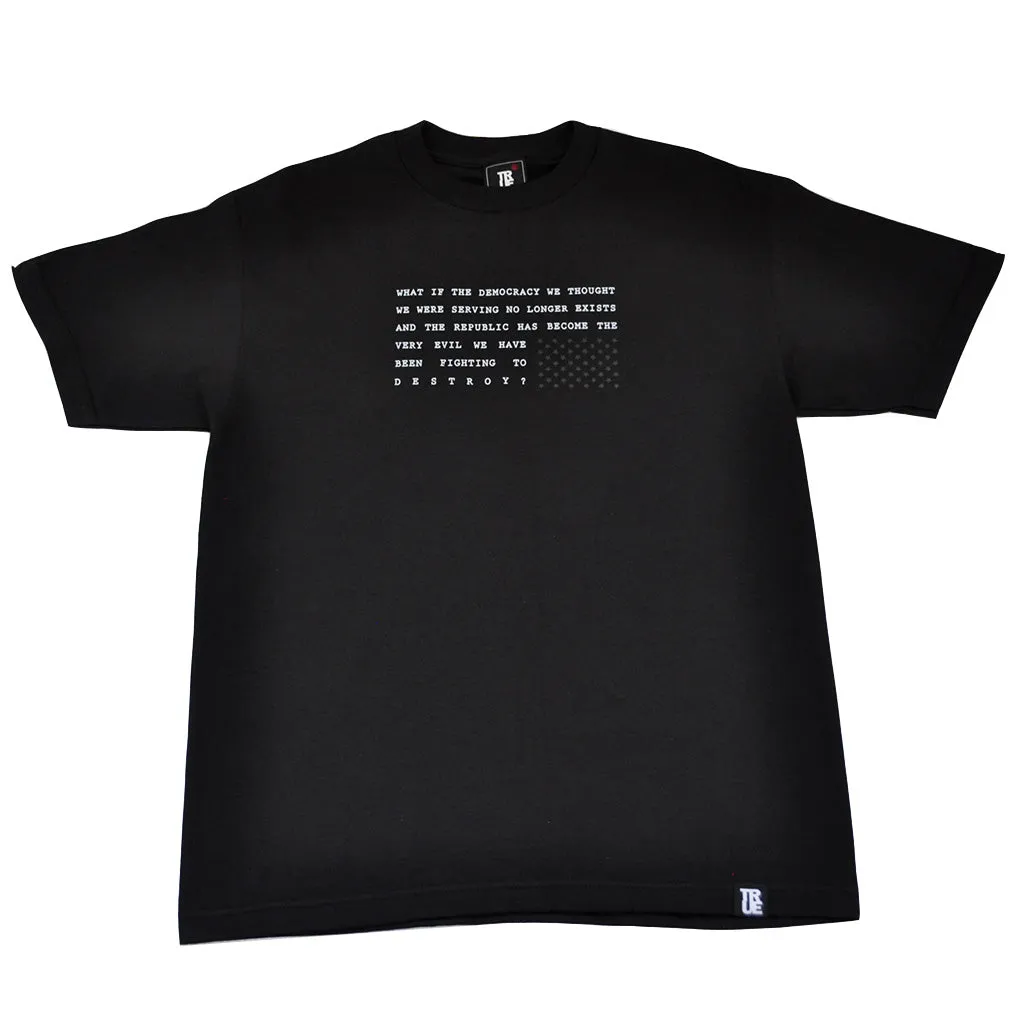 Mens True What If T-Shirt Black cozy comfort
