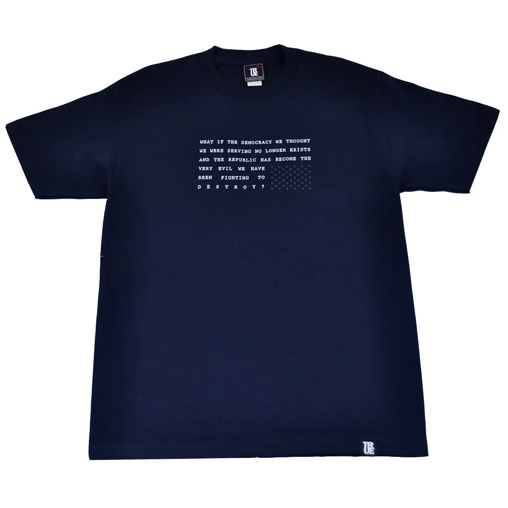 Mens True What If T-Shirt Navy versatile piece