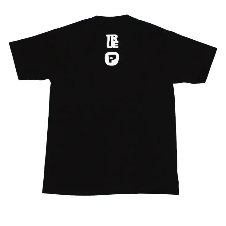 Mens True x Papalote Ingredients T-Shirt Black art fusion