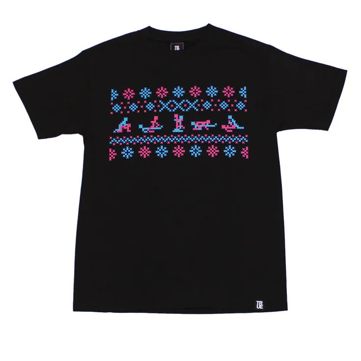 Mens True XXX-Mas T-Shirt Black easy style