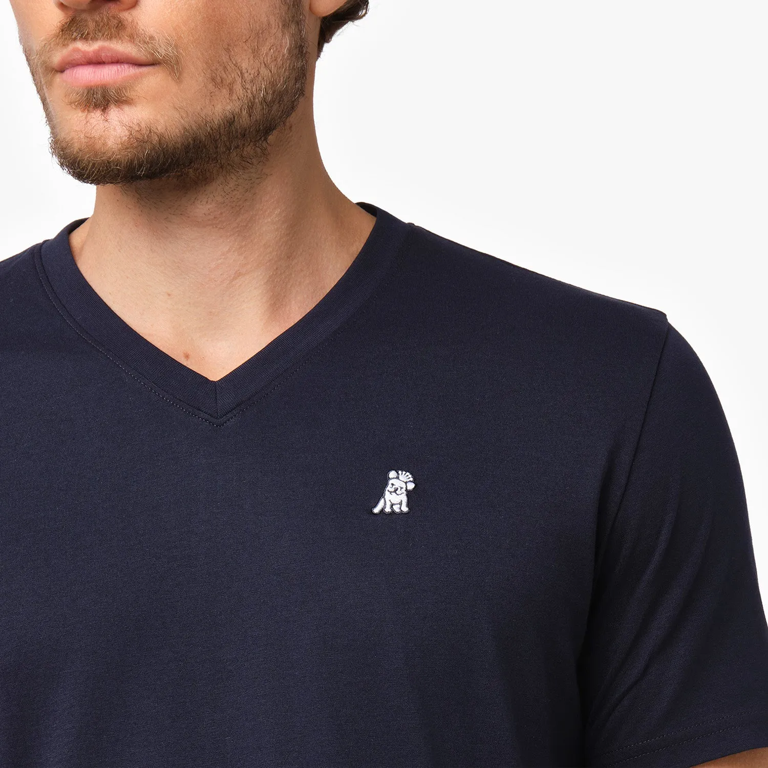 Men's V-Neck Jersey T-Shirt cozy chic