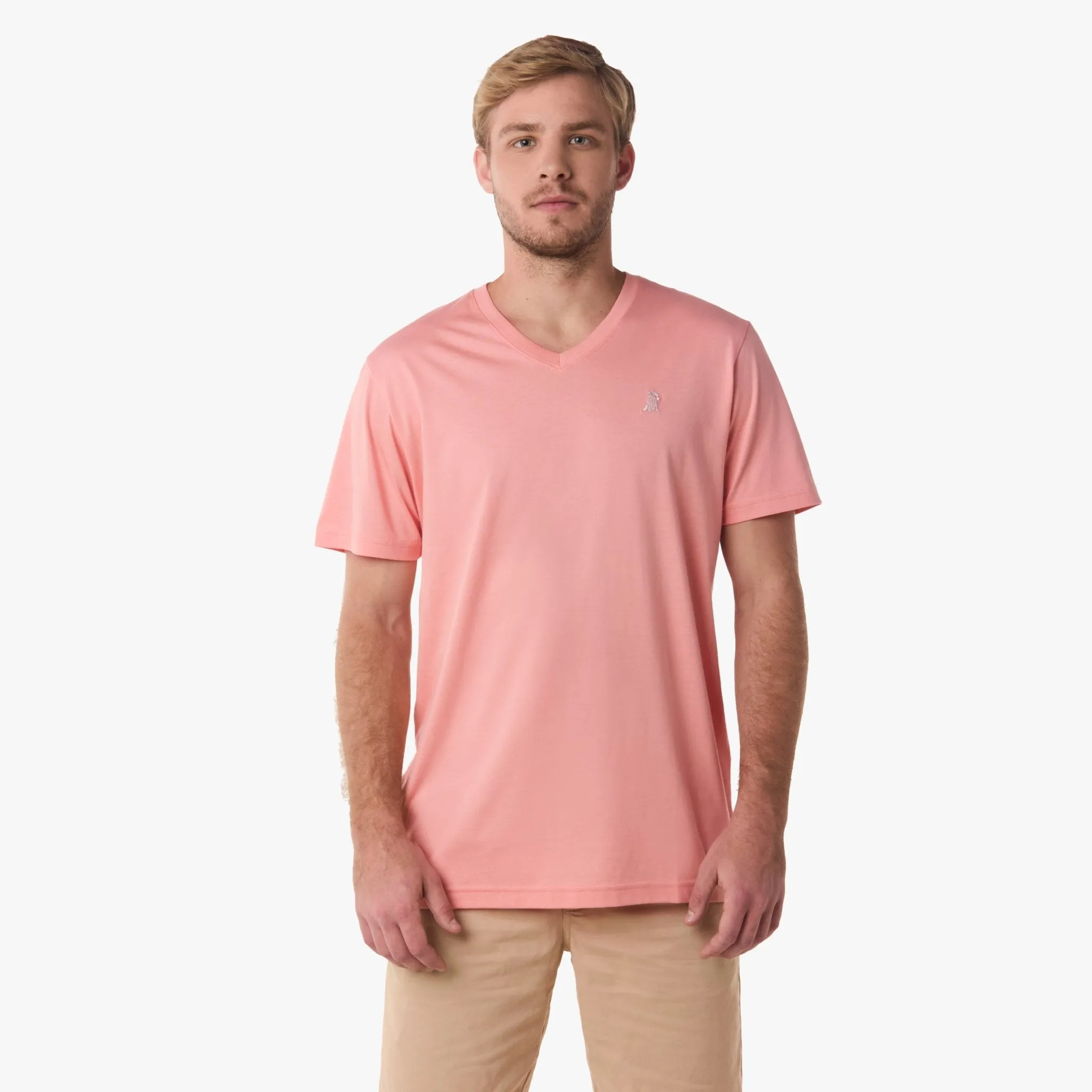 Men's V-Neck Jersey T-Shirt laidback mood