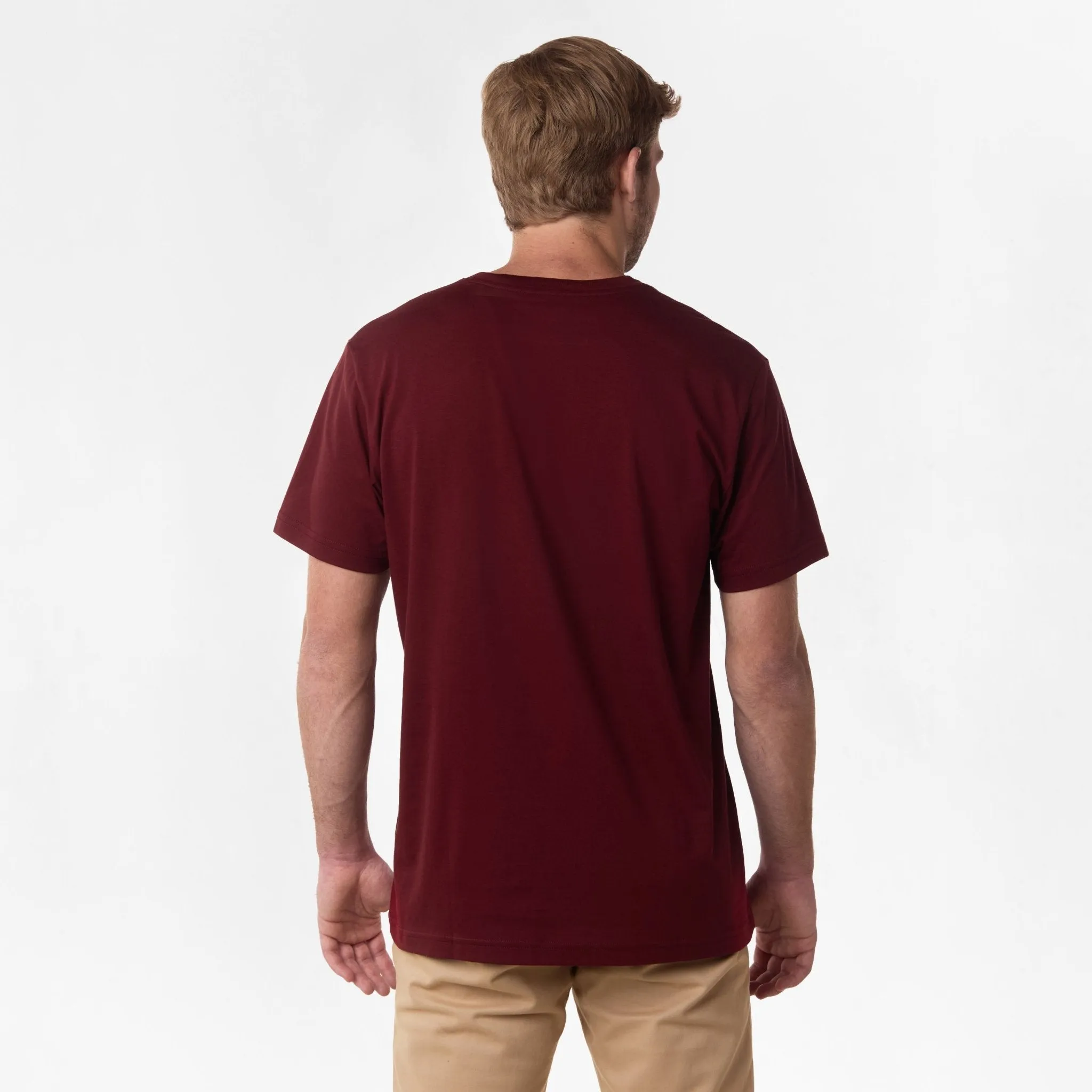 Men's V-Neck Jersey T-Shirt fit mood