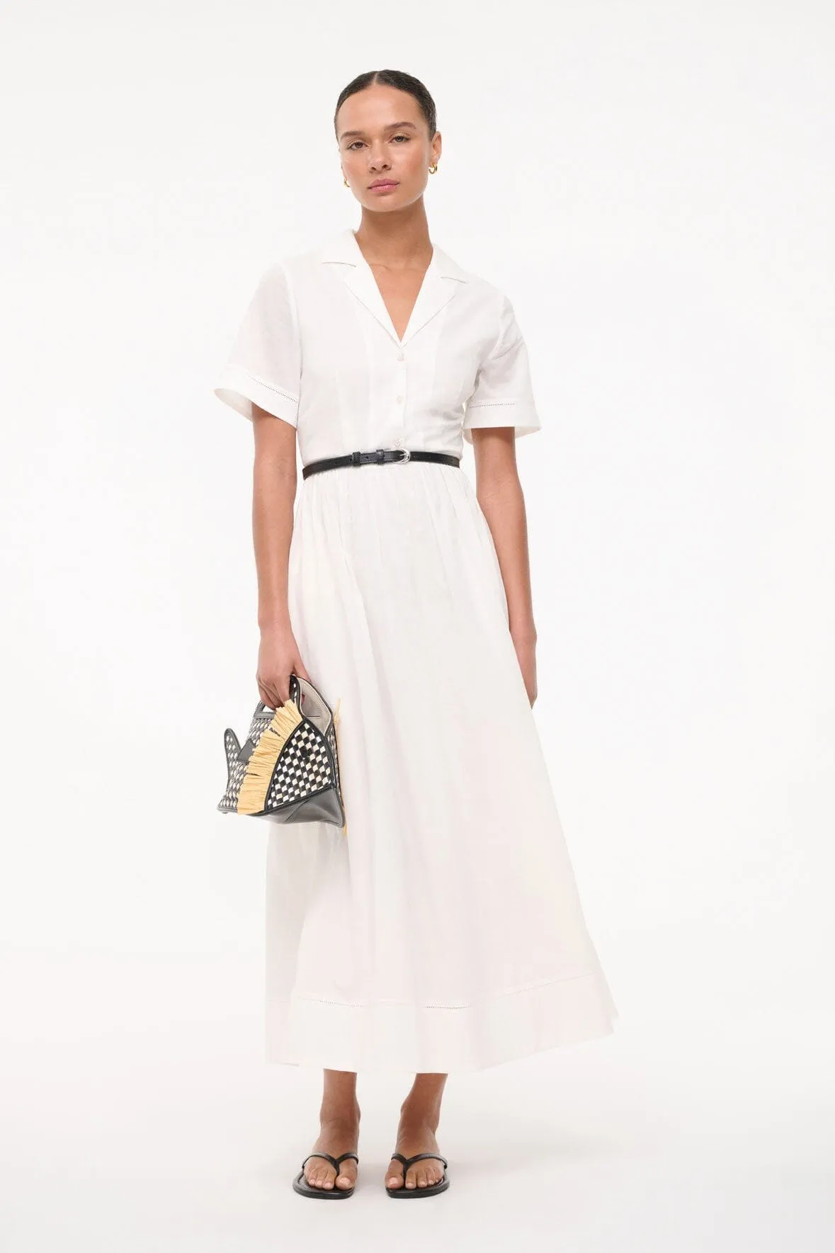 MERYL DRESS | WHITE joyful tone