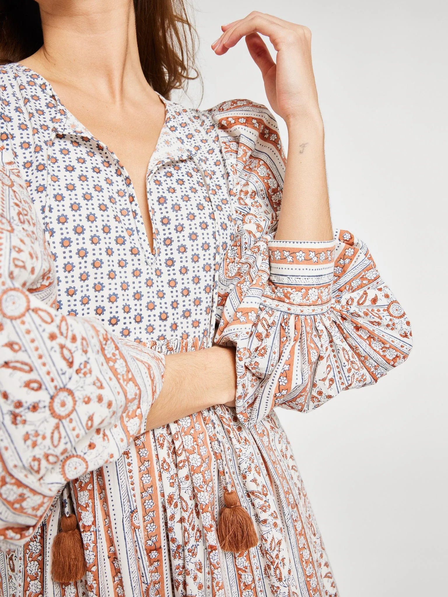Michelle Dress in Sedona garden walk