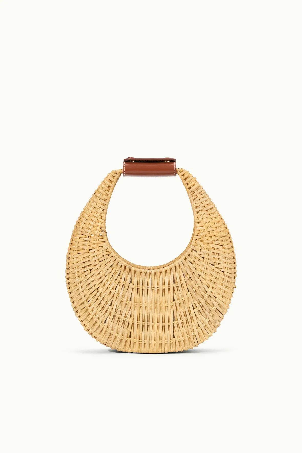 MINI MOON WICKER BAG | NATURAL stylish fit