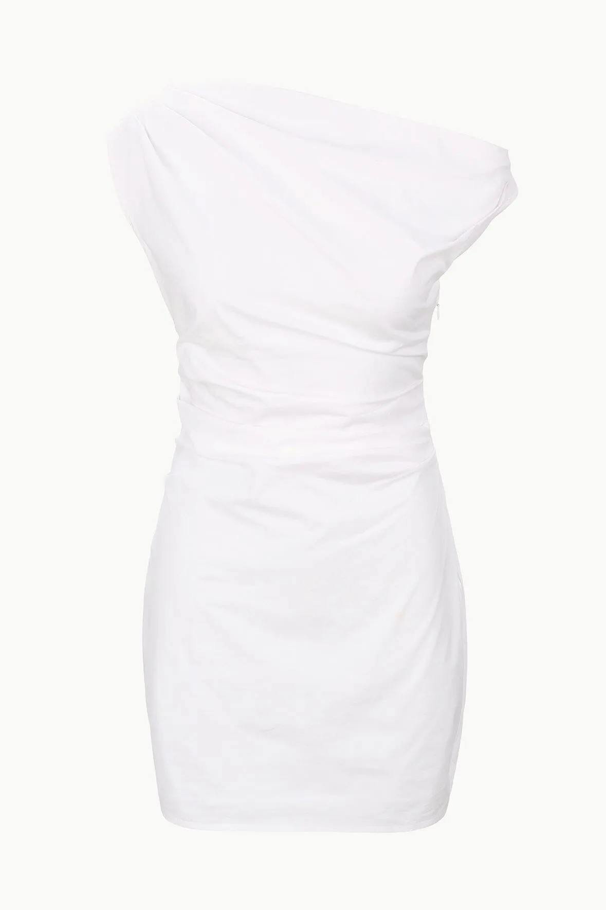 MINI PHARE DRESS | WHITE glowy tone