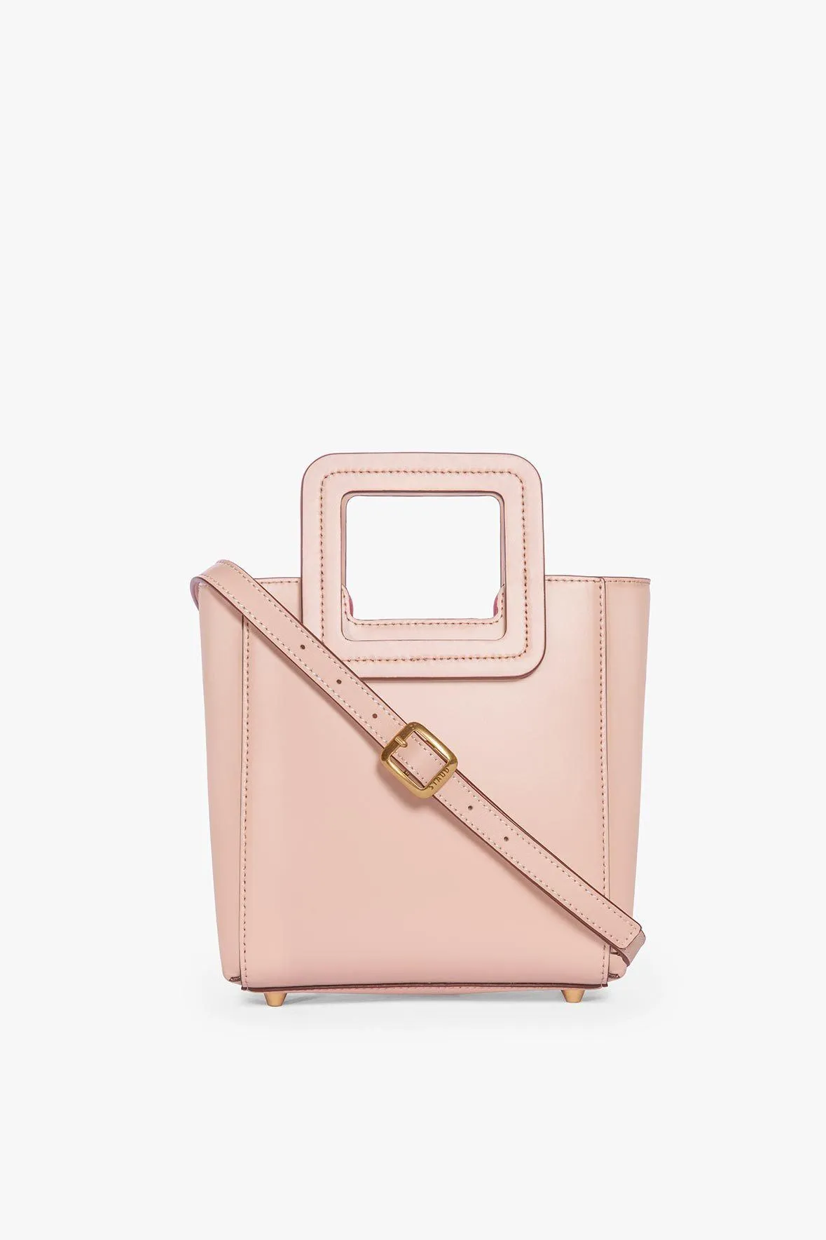 MINI SHIRLEY LEATHER BAG | BLUSH mood vibe