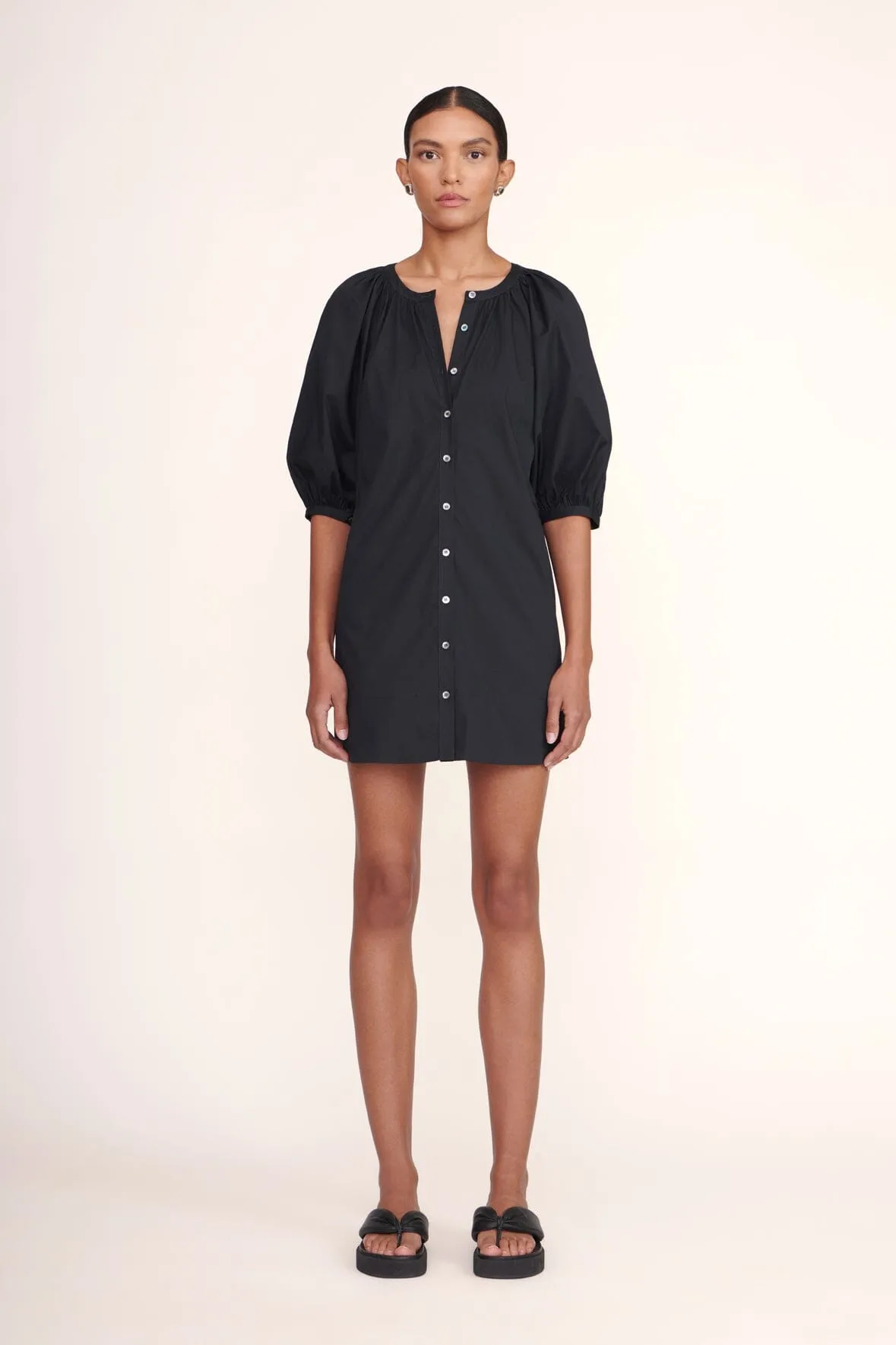 MINI VINCENT DRESS | BLACK romantic tone
