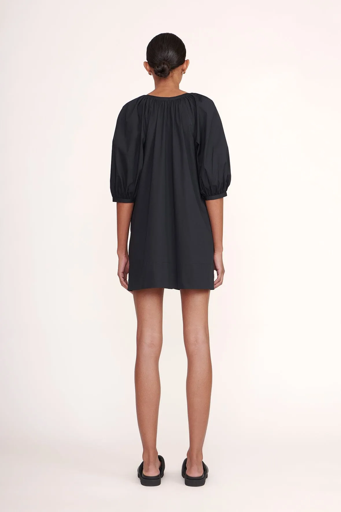 MINI VINCENT DRESS | BLACK layered feel
