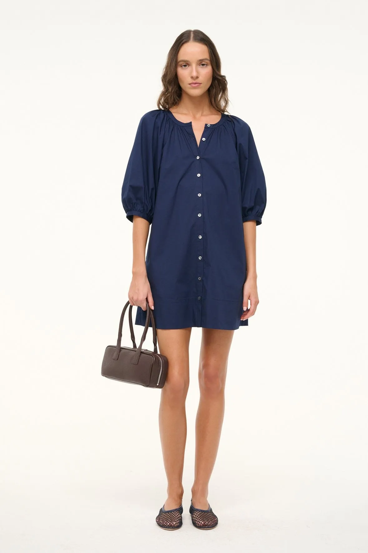 MINI VINCENT DRESS | NAVY vintage feel