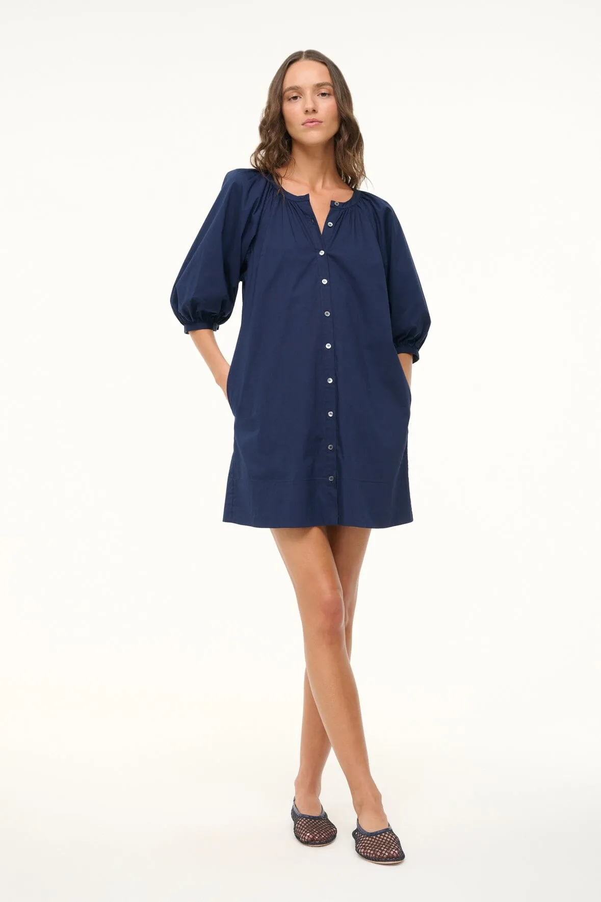 MINI VINCENT DRESS | NAVY easy layers