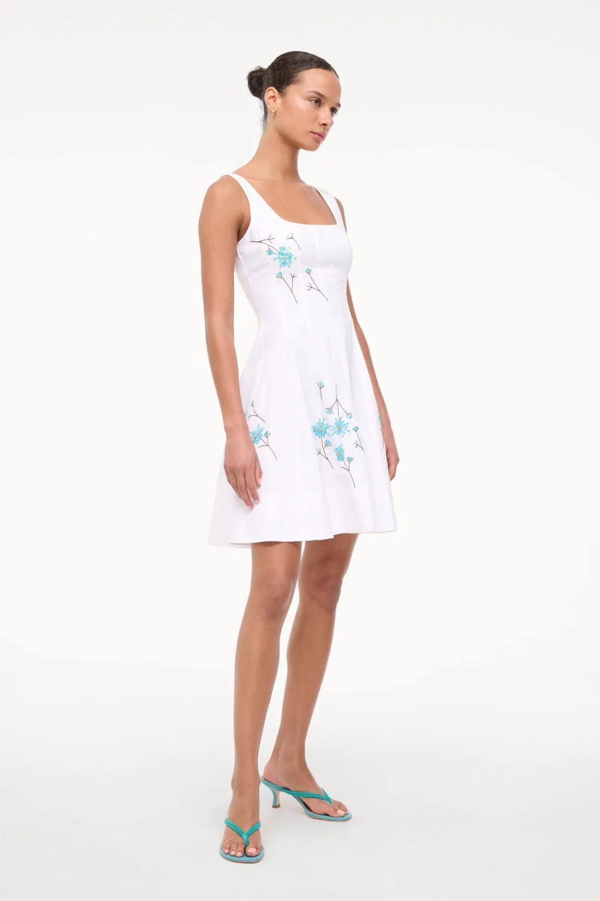MINI WELLS DRESS | DANDELION WHITE resort vibe