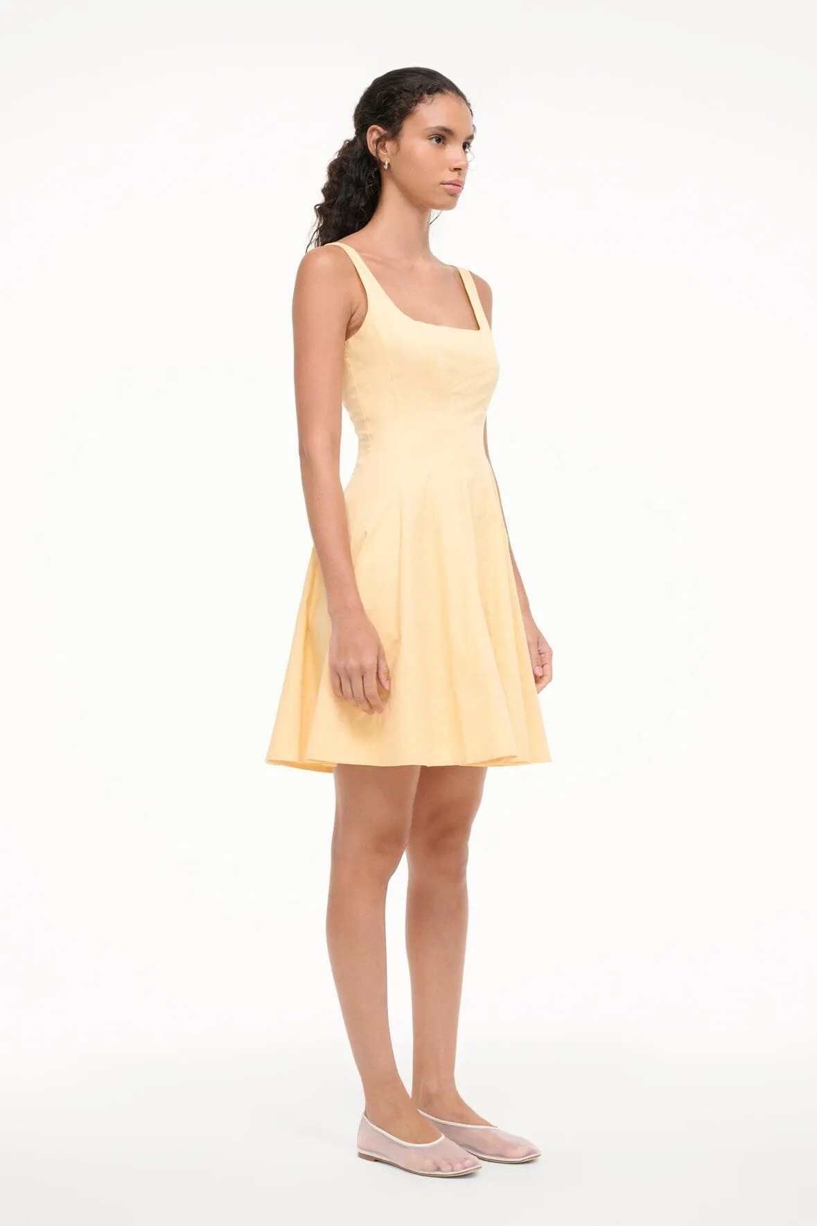 MINI WELLS DRESS | PALE HONEY calm tone