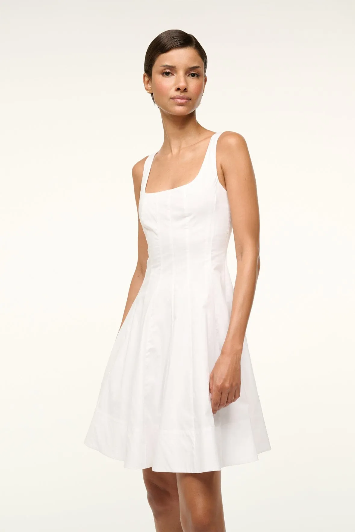 MINI WELLS DRESS | WHITE sunset walk