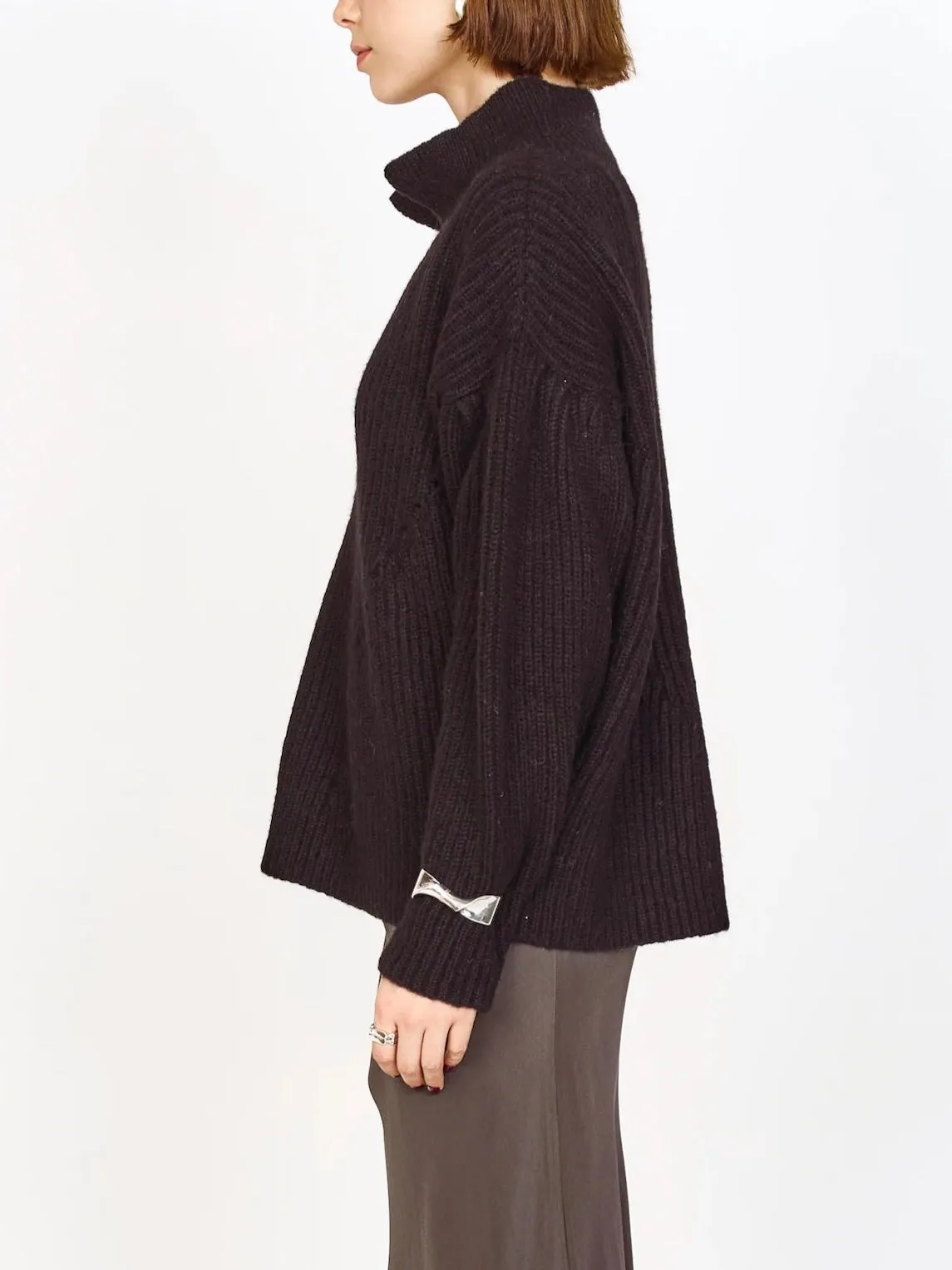 Mirth Jackson Sweater in Black Winter Flow
