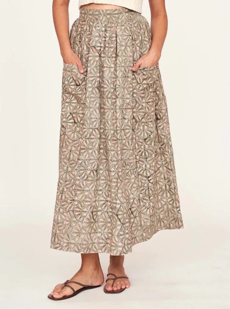 Mirth Marion Skirt Trellis In Petal grace boost