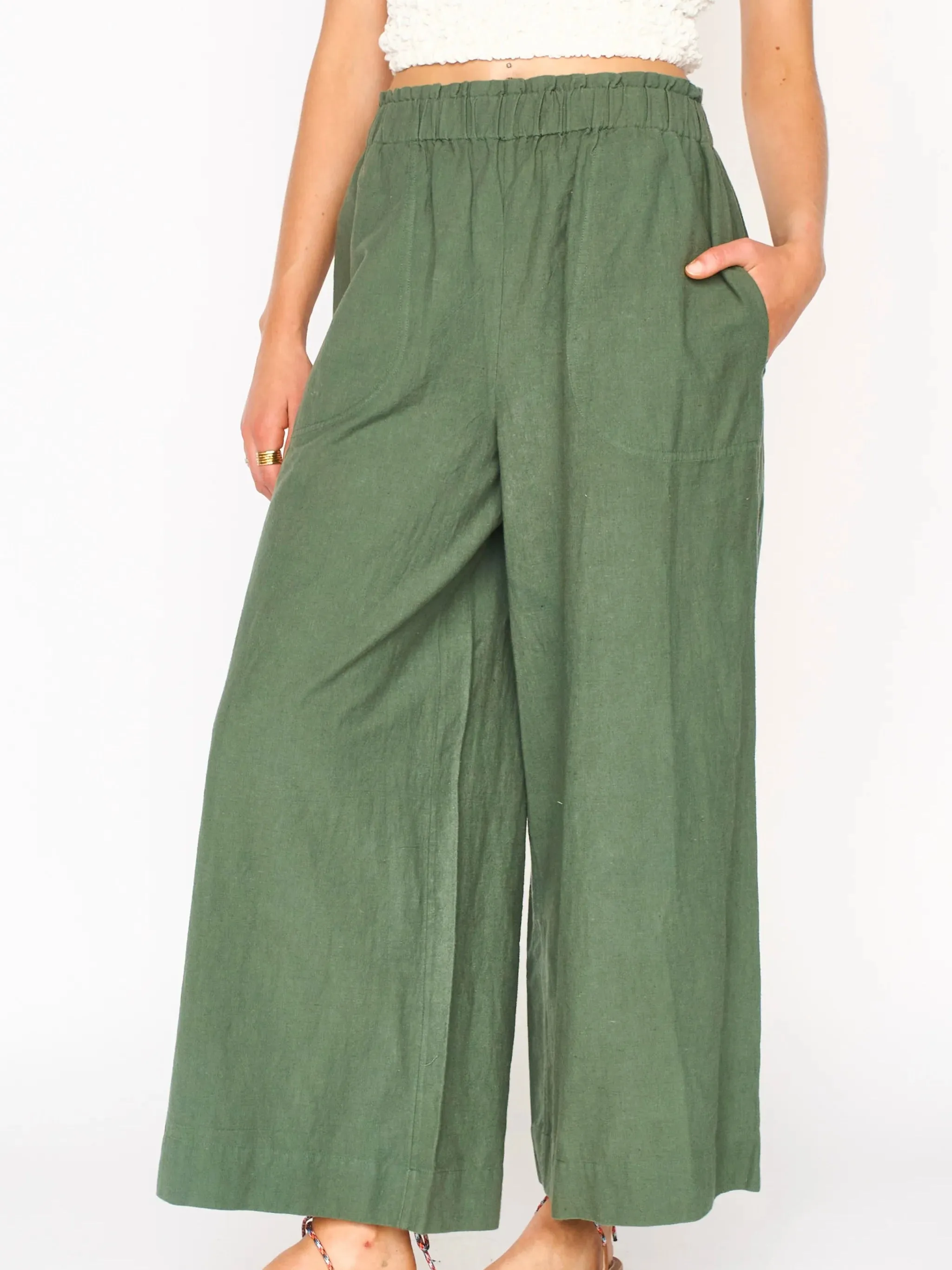 Mirth Pant in Kelp versatile comfort