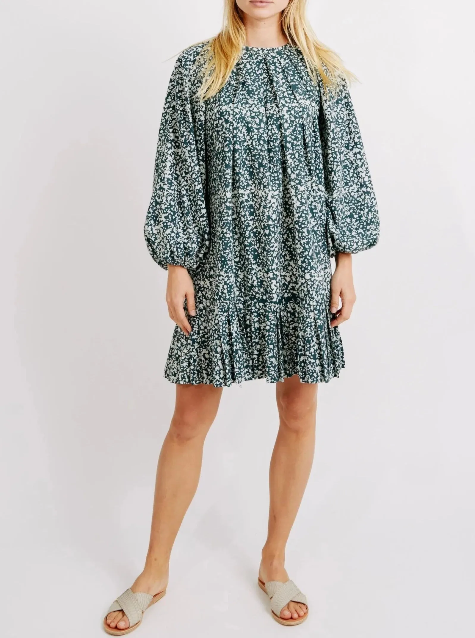 Mirth Somerset Drop Waist Dress in Forest timeless piece