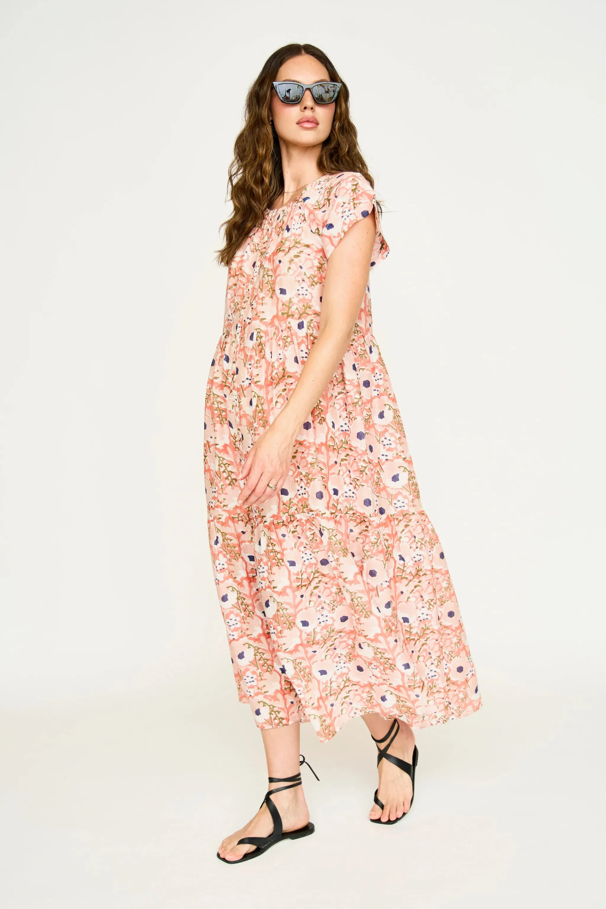 Mirth Vienna Maxi Dress in Primrose mix tone