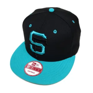 Mister SF x True SFG New Era Snapback Cap Sharks sunset loop