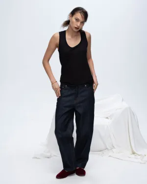 Modal Sweetheart Tank - Black sport ease