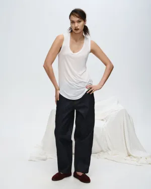 Modal Sweetheart Tank - White classic fit