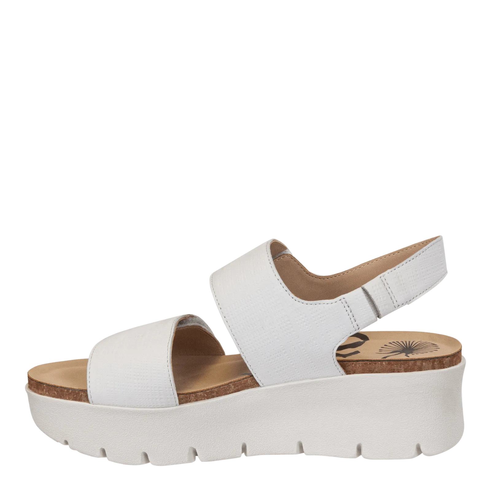 MONTANE in DOVE Platform Sandals breathable foot