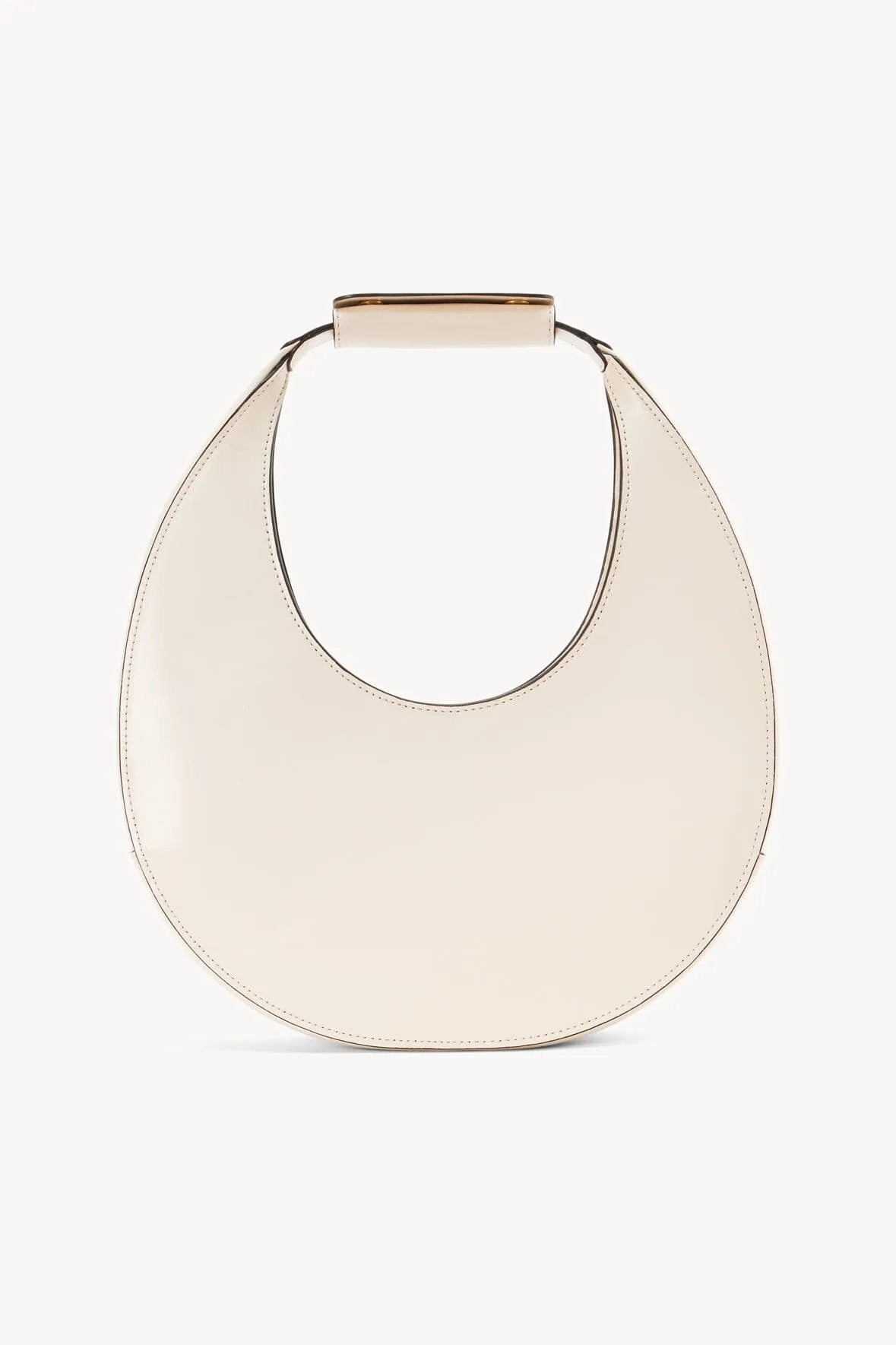 MOON BAG | CREAM top zip