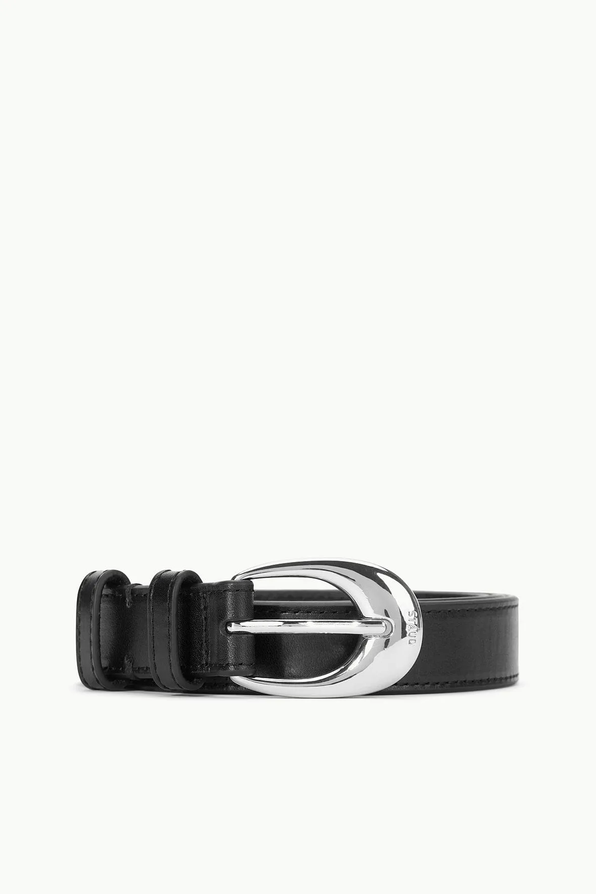 MOON BUCKLE BELT - 26MM | BLACK SILVER all-day fit