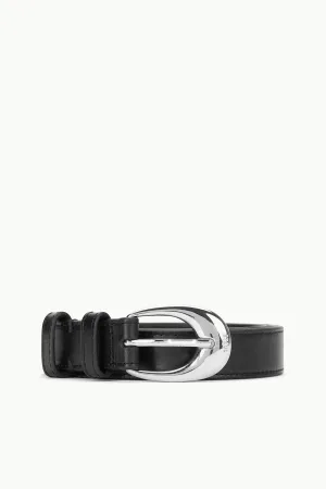 MOON BUCKLE BELT - 26MM | BLACK SILVER all-day fit