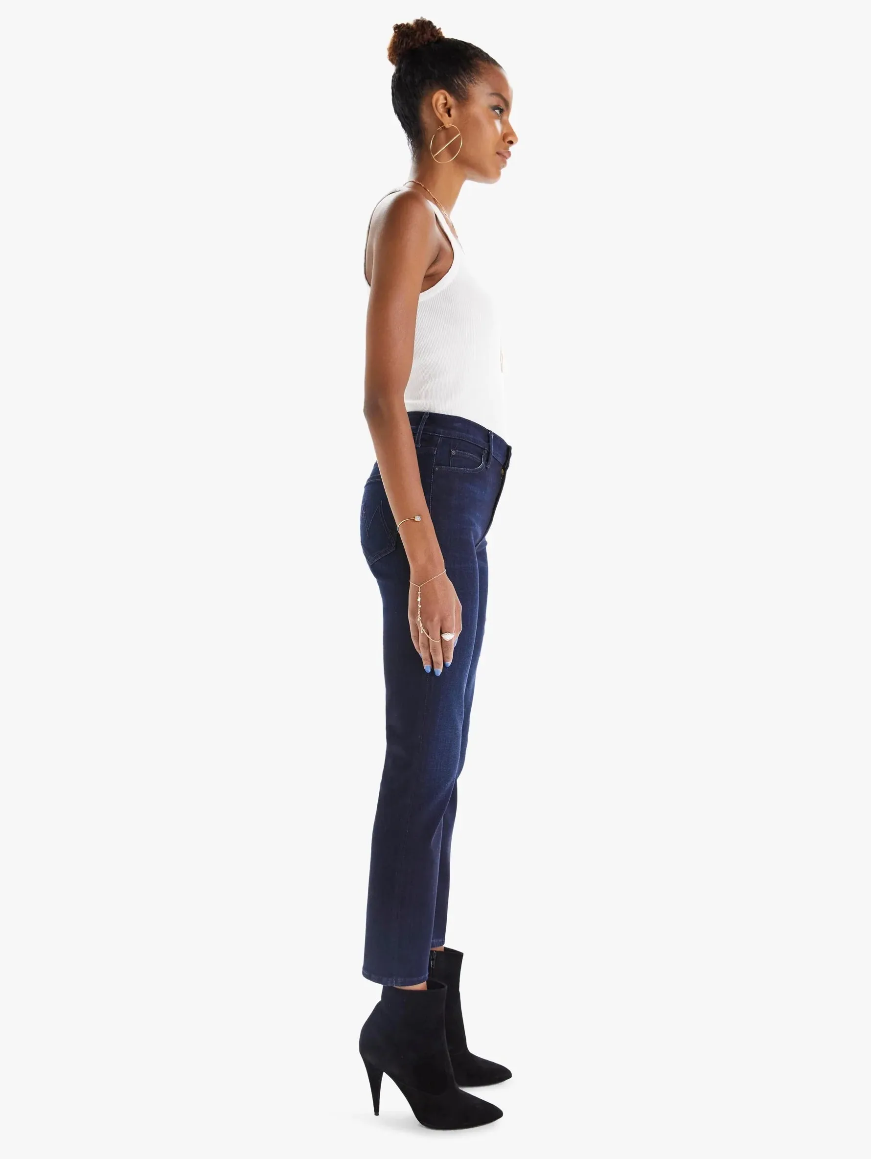 Mother Denim Dazzler Now or Never elastic good
