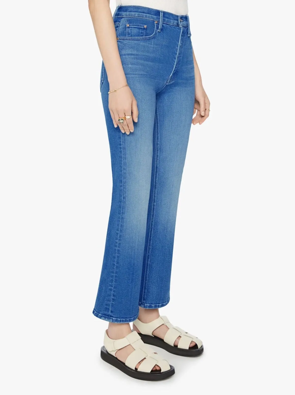 Mother Denim Tripper Ankle Work Hard Play Hard durable material